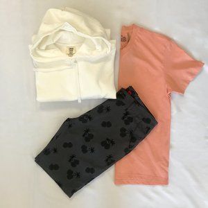 Grey/Black Pineapple Vertical Sport Twill Shorts